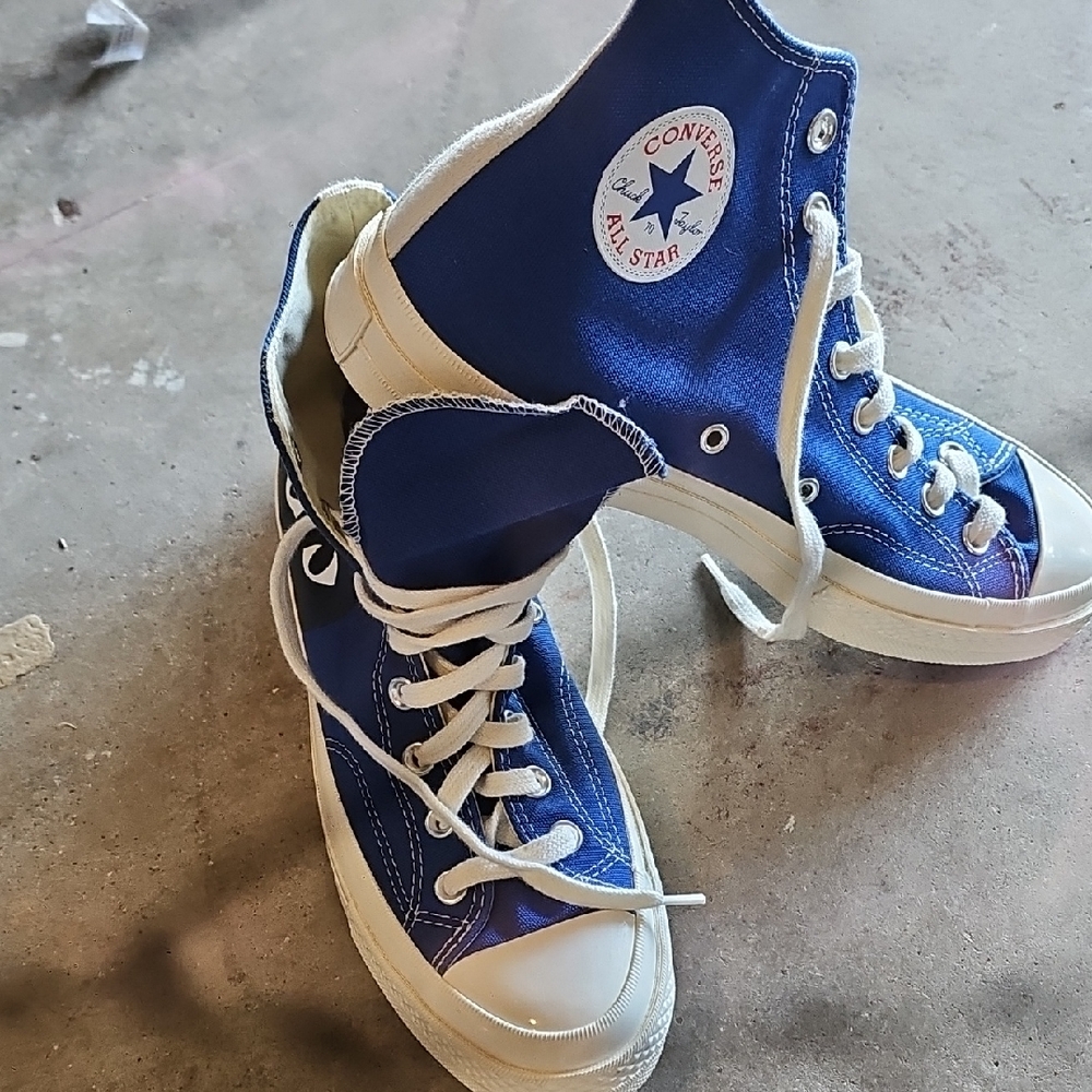 Converse Classic Blue and White High-Tops